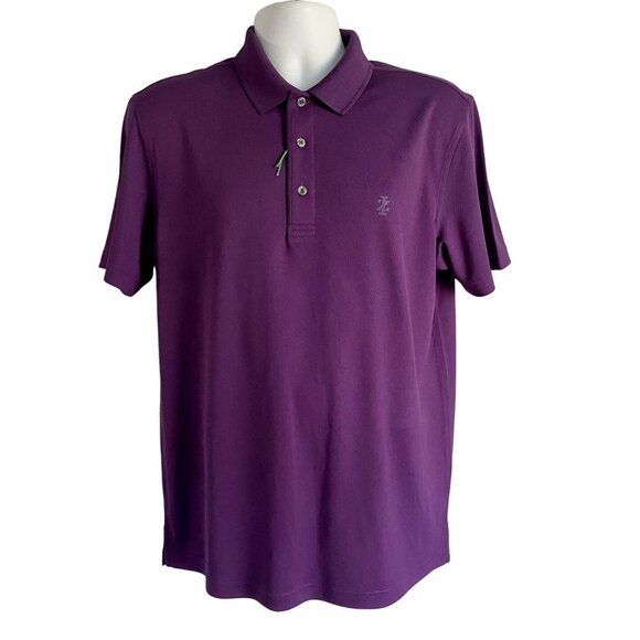 IZOD Golf Purple Polo Shirt Men's Size Medium NEW - Picture 2 of 8